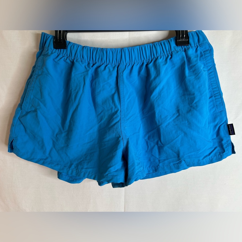 Patagonia Vibrant Blue Baggies Women's Athletic Shorts Size L